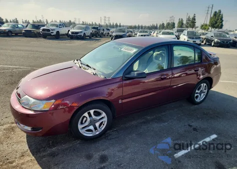 2003 Saturn Ion Level 3 из США, поврежденный, VIN 1G8AL52F23Z106843